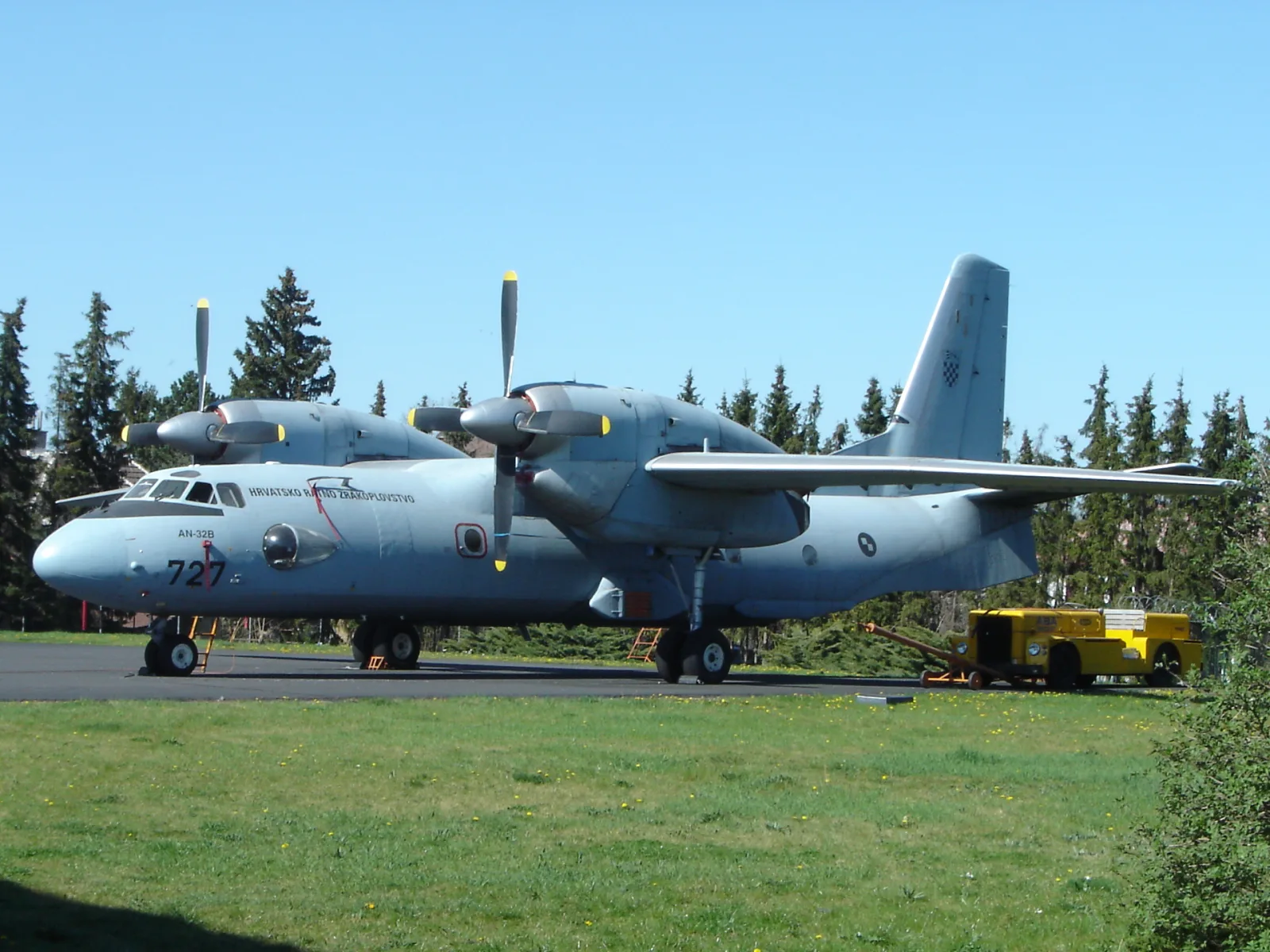 Antonov An-32B of Croatian Air Force on Prague-Ruzyně Airport