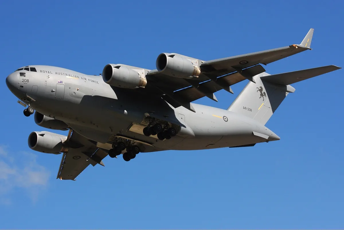 RAAF Boeing C-17A Globemaster III at Townsville Airport